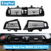 LHD RHD Piano Black Front Air Vents AC Outlet Panel Chrome For BMW 5 Series F10 F11 F18 520i 523i 525i 528i