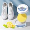 1/2Pcs White Shoe Cleaning Paste Multifunctional Sneaker Cleaner with Sponge Shoe Polish Stain