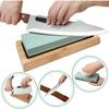 9PCS Knife Sharpening Kit, 4 Side Grit Professional Sharpening Stone Whetstone-400/1000 3000/8000 Grit, Flattening Stone, Angle Guide, Leather Strop