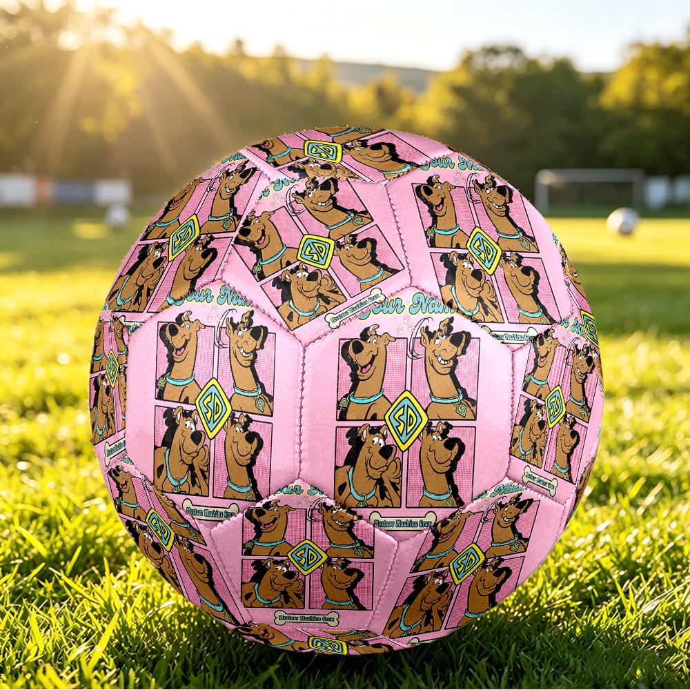 Size 5 FootballScooby-Doo Durable PU Soccer Ball for Sports Training Outdoor Competition