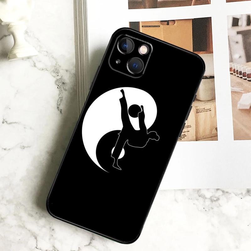 Чехол для телефона Кунгфу Тхэквондо Для iPhone 17 16 14 13 12 11 15 Pro Max Plus 12 13 Mini 16e 17 Air Cover Coque
