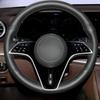 Чехол на руль из искусственной кожи для Mercedes Benz S-Class GLC GLK SLK Vito W203 W221 Оплетка на руль Benz