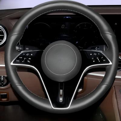 Чехол на руль из искусственной кожи для Mercedes Benz S-Class GLC GLK SLK Vito W203 W221 Оплетка на руль Benz