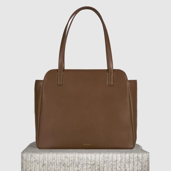 Unibag Tan Brown Shoulder and Tote Bag, Akakunib2020-7000005265