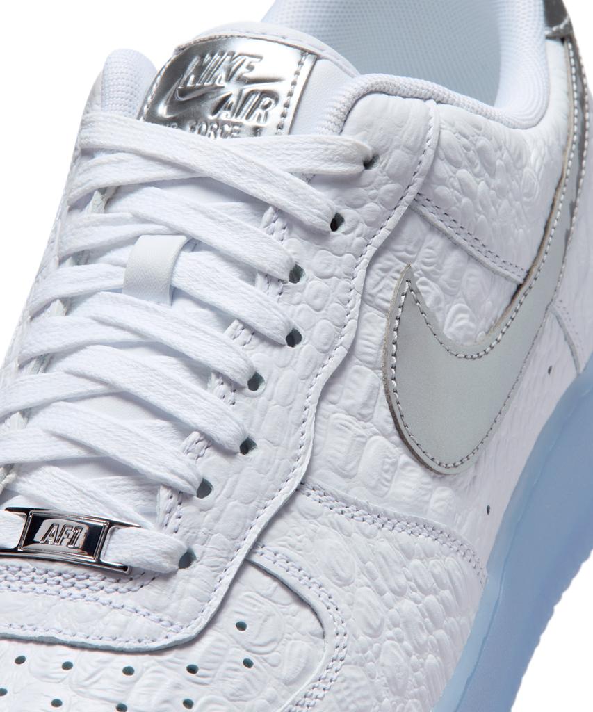 Nike Air Force 1 07 M - White:Blue Tint:Pure Platinum:Chrome / Ir1981-100