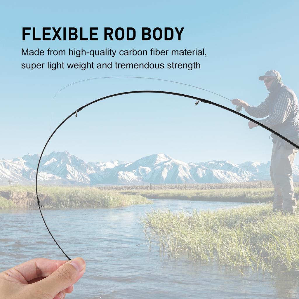 1.68m / 1.8m Lightweight Carbon Fiber Casting/Spinning Fishing Rod Lure Fishing Rod Fishing Pole