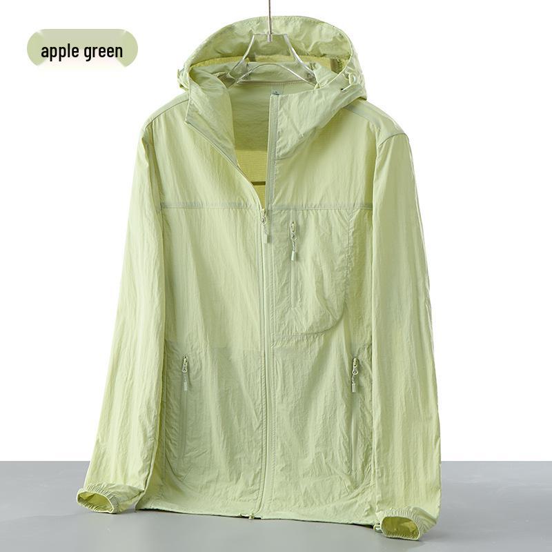 Новая легкая ветрозащитная куртка с защитой от солнца – Дышащая, свободного кроя для летних видов спорта на открытом воздухе