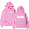 DAF Print Hoodie Men and Women Sport Long Sleeves Sweatshirts Winter Fleece Jogging Top Loose Clothing Fashion Pullover