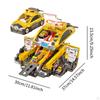 Набор игрушечных машин для детей, гоночный трек для грузовиков, креативный, деформация с 6 маленькими