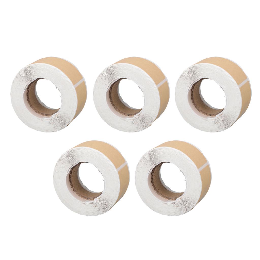 1300 Pcs Kraft Label Sticker 5x2.5cm Blank Self Adhesive Kraft Label Sticker for Jar Bottle Container Scrapbook Folder