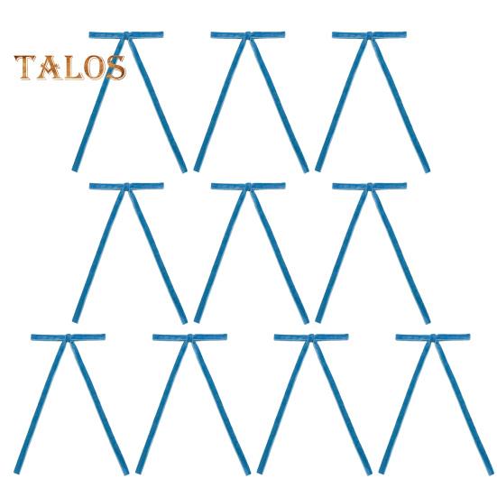 10 шт. бархатных рождественских бантов, винтажная рождественская елка, бархатные ленты, банты, декор для поделок, подарочная упаковка, аксессуары для волос