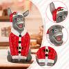 A Resin Christmas Donkey Figurine – The Perfect Choice For Festive Cheer.