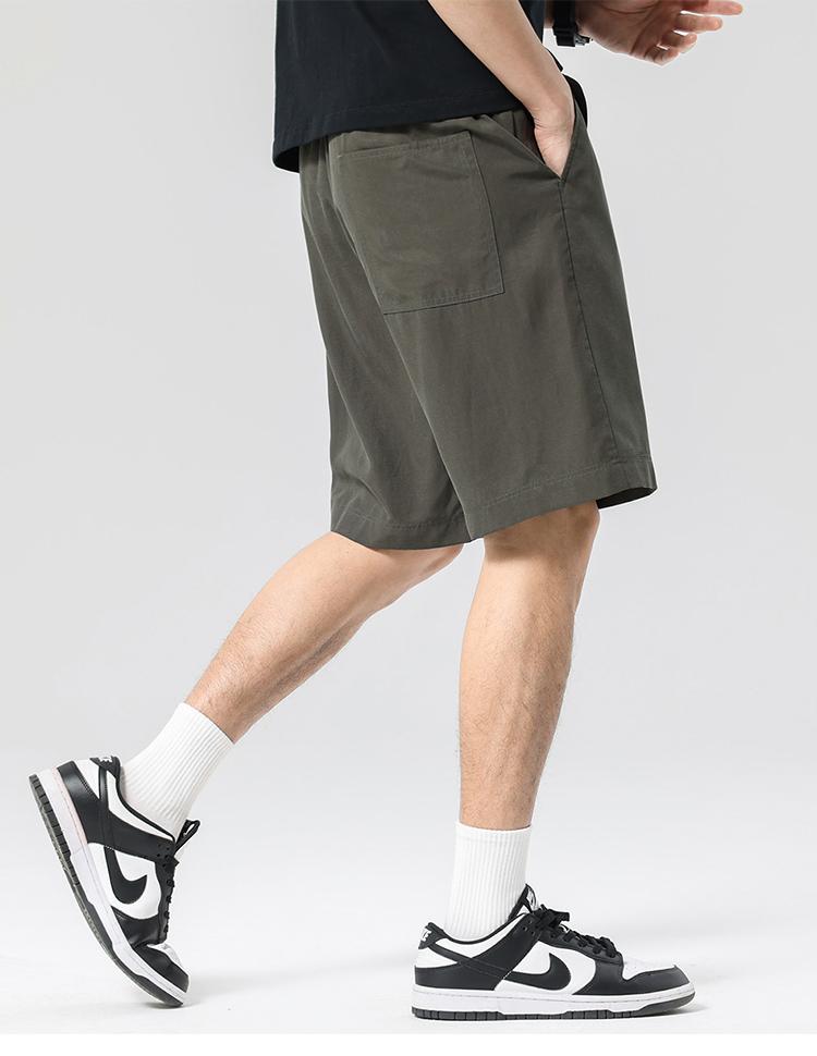 [Lyocell Tencel Linen Thin] Men's Casual Straight Shorts for Summer, Smooth and Skin friendly