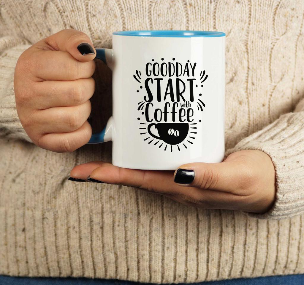 Inkdotpot Goodday Start With Coffee 11 Oz керамические кофейные кружки отлично подходят для коллег, боссов, подарков для кофе