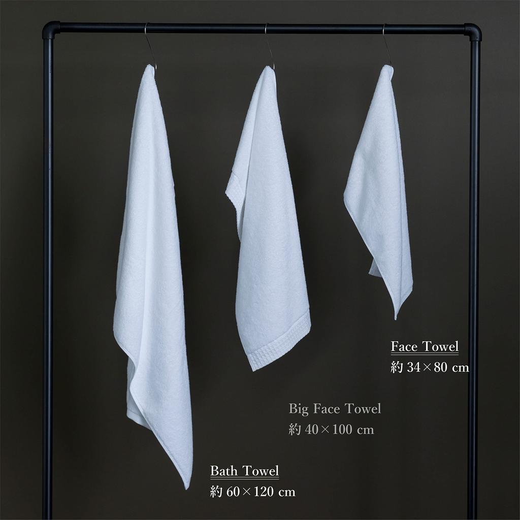 Towel Laboratory Bath Space Set of Professional Fast JapanTechnology [Toughness PRO] #005 Towels, Navy, 2, Grade, Thick, Volume, Long-Lasting,