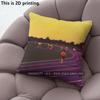 Vintage Track  Field Sports Throw Pillow Covers Pattern Cushion Cover Suitable for Sofa Bedroom Car Pillow Cover