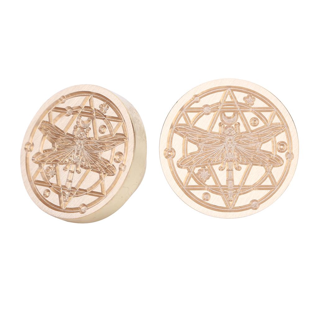 25 мм круглая ретро печать сургучная печать голова павлина бабочка запечатывающие штампы для свадебных приглашений украшения визитная карточка