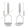 Stainless Steel Potato Masher For Efficient Mashing Ergonomic Handle Kitchen Tool For Mashed Potatoes Vegetables