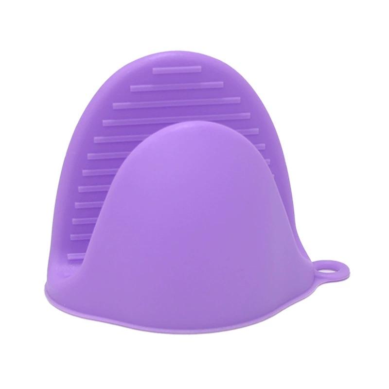 2 шт., силиконовые термостойкие прихватки, противоожоговые, нескользящие перчатки, зажимы, держатель для кастрюли, прихватки для приготовления пищи, выпечки, прихватки