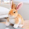 Kids Birthday Kawaii Rabbit Plush Toy Simulation Long Ears Rabbit Lifelike Animal Stuffed Doll Toys