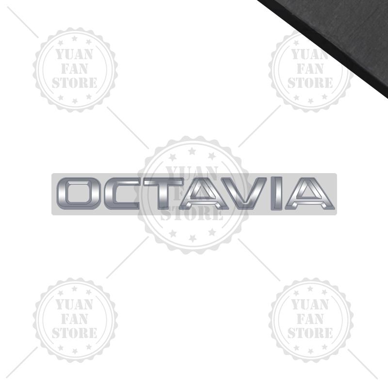 ABCDGG1 Bright Silver For Skoda Kodiaq Karoq Kamiq Superb Octavia Rapid 4X4 Fabia Yeti Metal Badge 3D Stickers Car Trunk Body Decal
