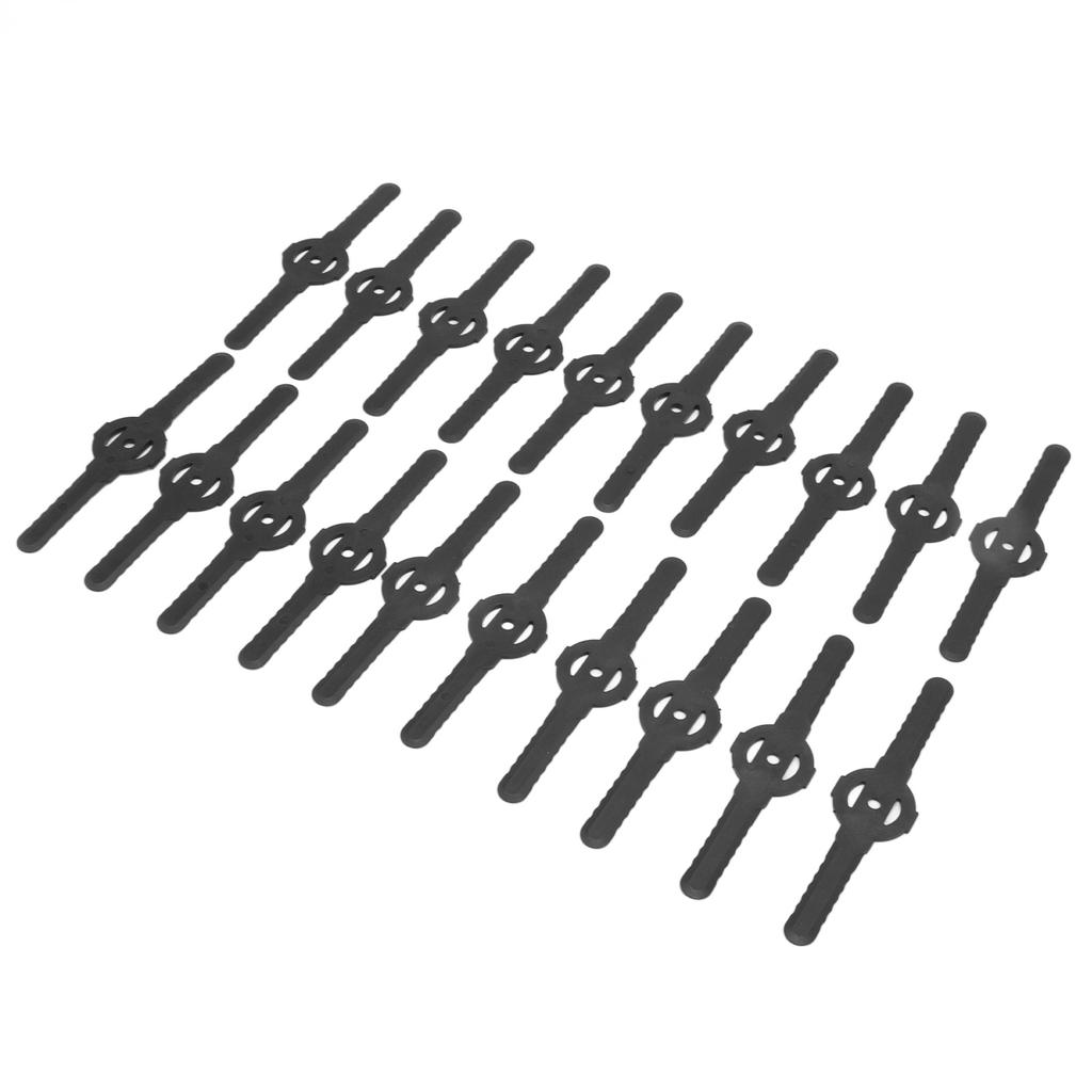 20 шт. пластиковые лезвия для газонокосилки садовый электрический триммер для травы аксессуары для триммера с длинным лезвием черный