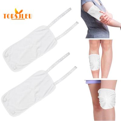 2 шт. упаковка с касторовым маслом — моющаяся, многоразовая, компрессная подушечка с касторовым маслом и регулируемым эластичным ремнем