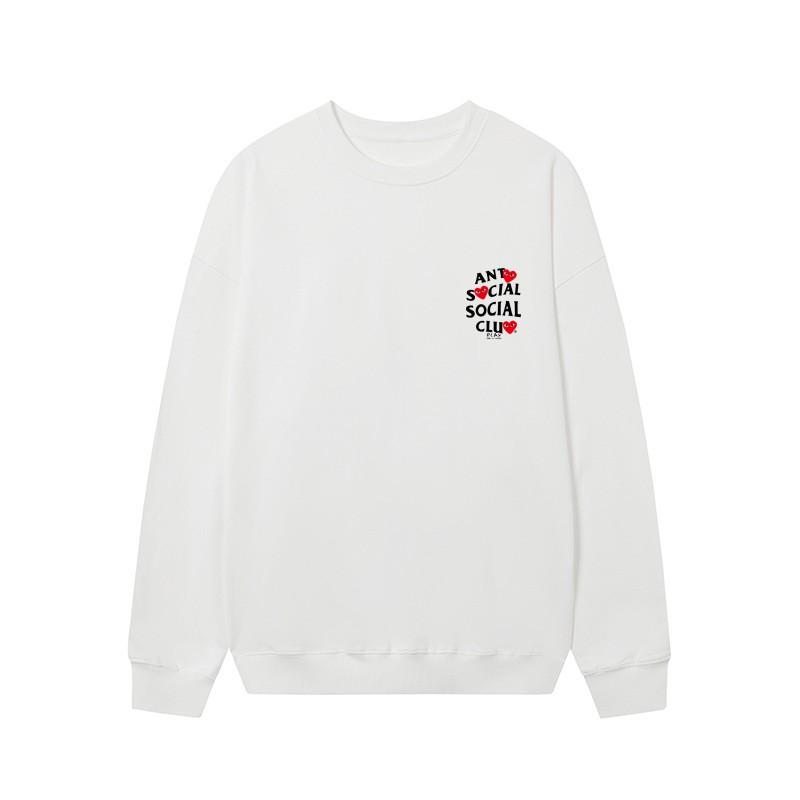 ASSC X Street Style Love Letter Print Loose Crewneck Sweatshirt Men Women