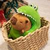 In Crocodile Capybara Suit Plush Doll Soft Stuffed Toy With Pp Cotton Filling