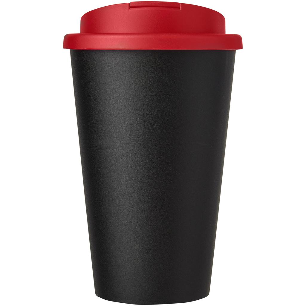Americano 350 ml tumbler with spill-proof lid Solid black