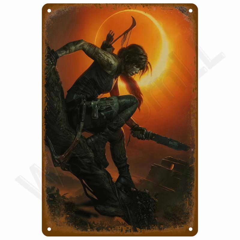 Retro Metal Sign Wall Art Mural Aesthetic Room Home Decor Items Poster Vintage Metal Plate Garage Decoration Tin Sign Plates Bar