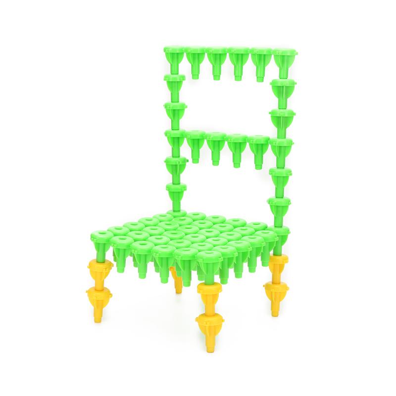 Building Block Set Montessori Occupational Therapy Fine Motor Toy for Toddlers and Preschoolers with