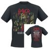 Slayer "Reign in Blood" Трэш-метал Альбом Обложка Треклист Графика Унисекс Хлопок Большого Размера Уличная Одежда Футболка