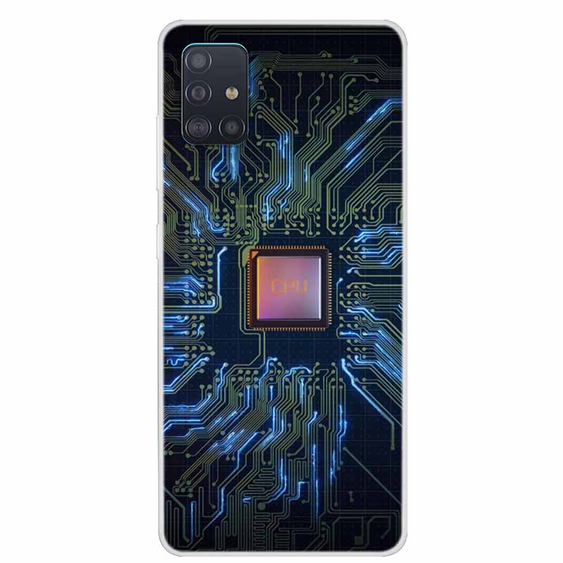 Для чехла Samsung Galaxy A71 A51 M31 Чехол M31S Мягкий силиконовый задний чехол для Samsung A71 M31S Чехол A 51 Ударопрочный чехол M31 Чехол