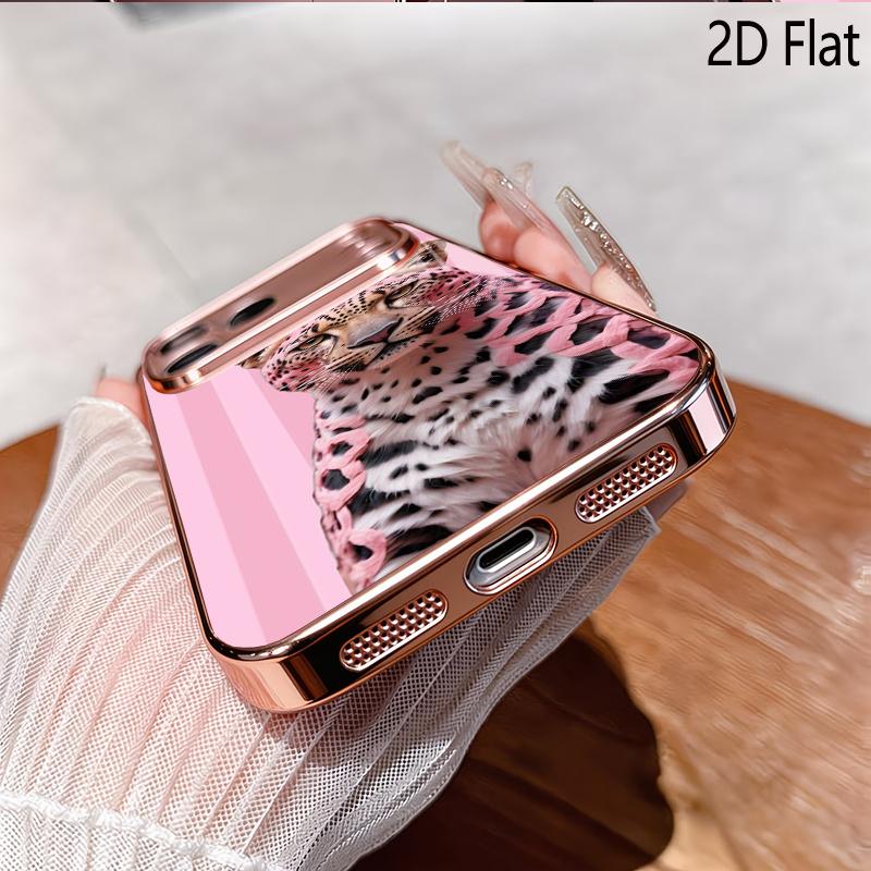 Трип 2DПлоский Для iPhone17 18 16 15 14 13 12 11 Pro Max XS XR 8 7Plus Чехол для телефона Ударопрочный Защитная задняя крышка