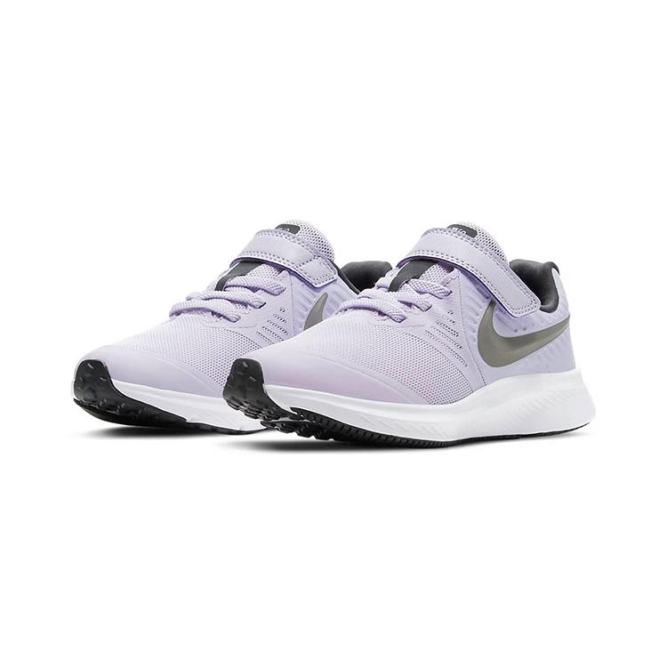 Nike Star Runner 2 Нескользящие Износостойкие Нескользящие Износостойкие Низкие Детские Беговые Кроссовки AT1801-502