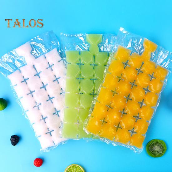 20Pcs Ice Cube Trays Self-sealing Ice Making PVC Eco-friendly Disposable Ice Cube Bags Refrigerator Supplies