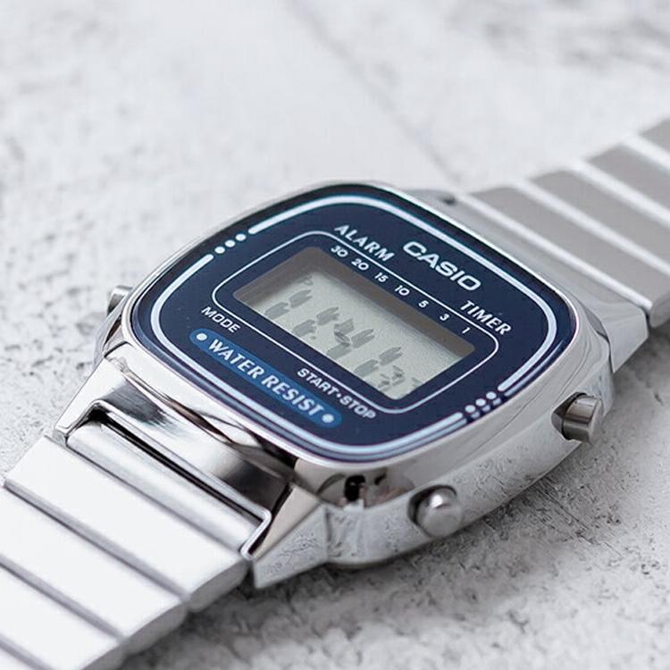 Casio Мужские СИННИЕ часы LA670WA-2 LA670WA-2