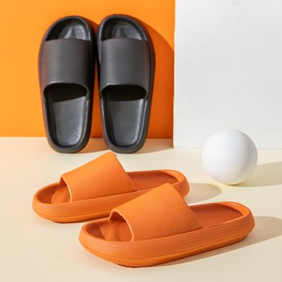 Женские тапочки на толстой подошве, шлепанцы для ванной на платформе, нескользящая обувь, женские сандалии для улицы, дышащая повседневная пляжная обувь