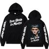 Одежда с длинным рукавом Рэпер Anuel Пуловер Принт Real Hasta La Muerte Осень Флисовая толстовка Обычная Мода Уличная одежда