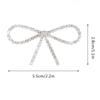 10pcs Sparkly Rhinestone Bow Brooch Pin Vintage Bowknot Claw Chain Pin Rhinestone Brooch  For Women