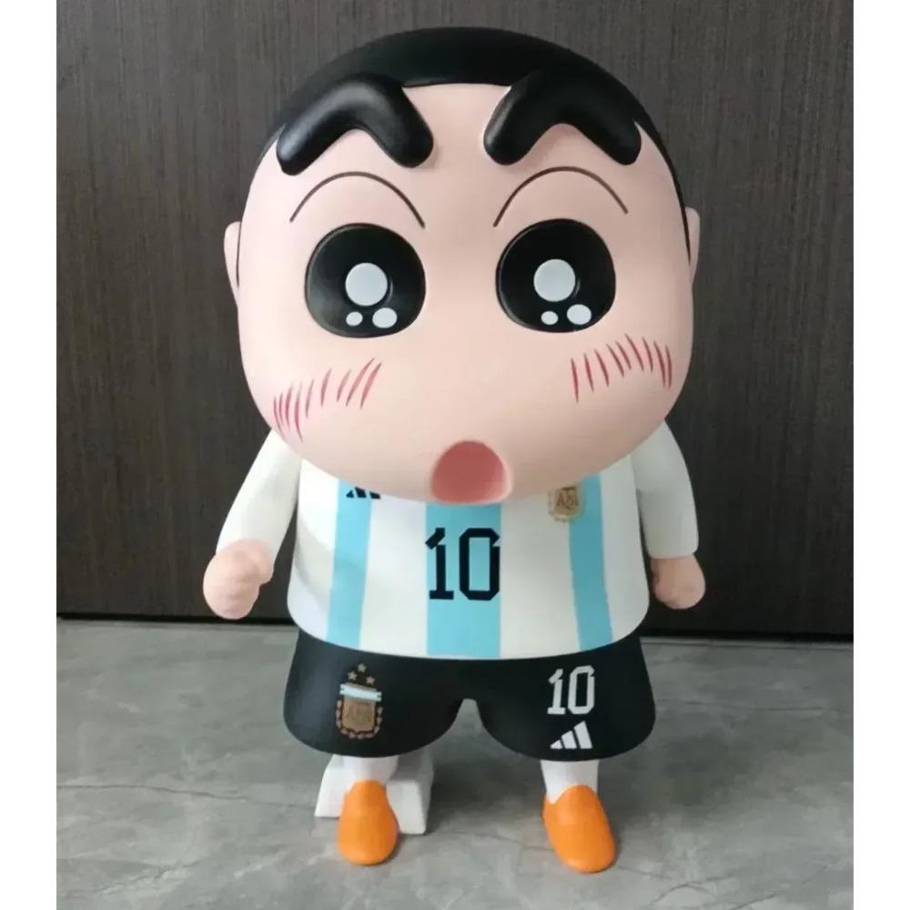 Crayon Shin-Chan Figure Anime Figures Model Personalized Creative Figures 1:1 Large Vinyl Superman Shinchan Figure Ornaments Toy