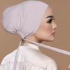 Muslim Inner Cap Stretch Hijab With Rope Adjustable Women Underscarf