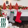 Christmas Wreath Hangers Mantel Garland Hooks Adhesive Christmas Stockings Hangers Reusable Wreath