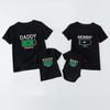Комплекты для мамы и дочки в европейско-американском стиле, лето 2022, для всей семьи - футболки с коротким рукавом