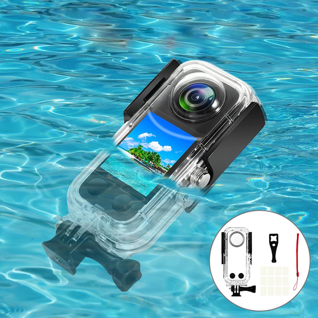 Diving Swimming Camera Waterproof Case Protective Shell for Insta360 X3 Sport Cameras Cover Accessories