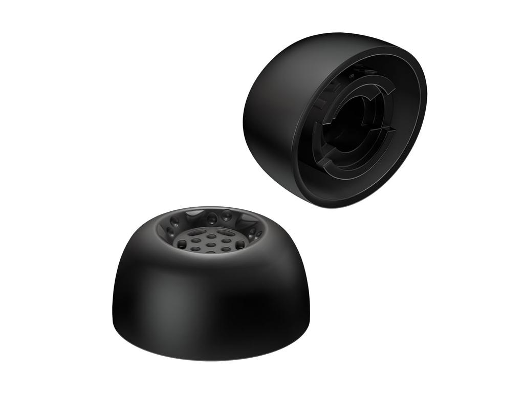 JVC Kenwood Victor Spiral Dot Pro Pack of MS Improved Sound High Sound Silicone Compatible with EP-FX13MS-B Earpieces, SF, 4, Size, Quality,