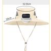 with Cooling Fan Sun Hat Wide Brim Kids Fisherman Hat New Outdoor Sunshade Hat