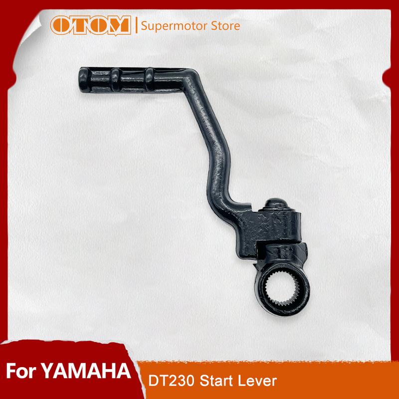 OTOM Motorcycle Starter Lever Foot Pedal Ignition Steel Hole Kick For YAMAHA DT230 MT250 HENGJIAN HJ250 250cc Engine Motocross