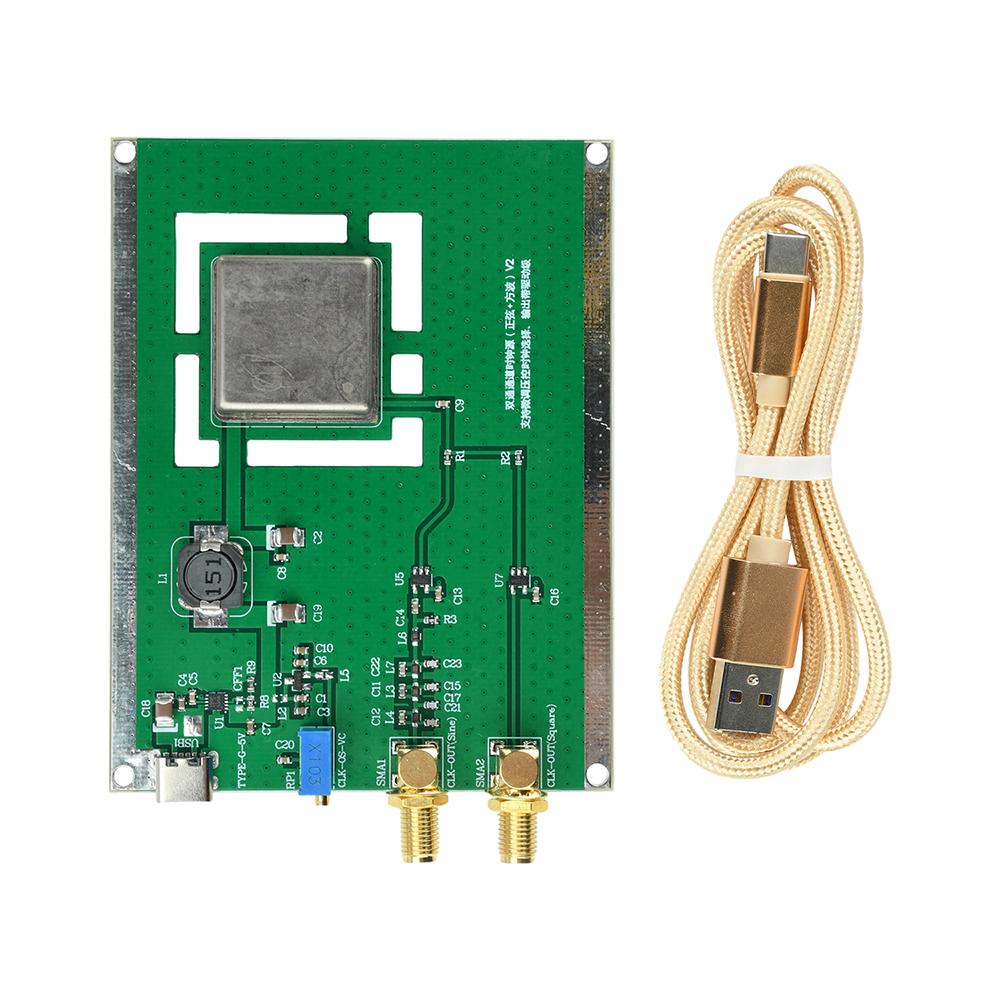 10M reference plate constant temperature crystal oscillator module 10MHz square wave sine wave output OCXO board Type C